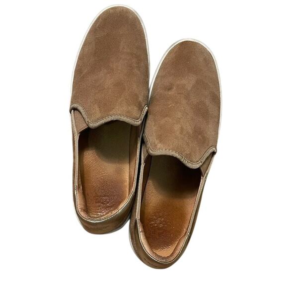 UGG Casual Suede Brown Slip On Loafer Sneakers Size 8.5 - Picture 4 of 5